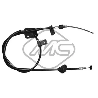 Lujoso Cable de accionamiento, freno de estacionamiento METALCAUCHO 83339